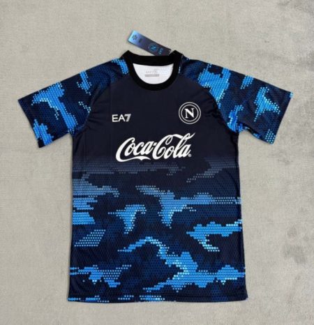 24/25 Napoli Training Wear Blue Soccer Jersey