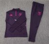24/25 West Ham United Half-Pull Training Suit Purple Football Shirt Set