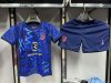 24/25 Atletico Madrid Third Away Soccer Jersey Kids Size Suit