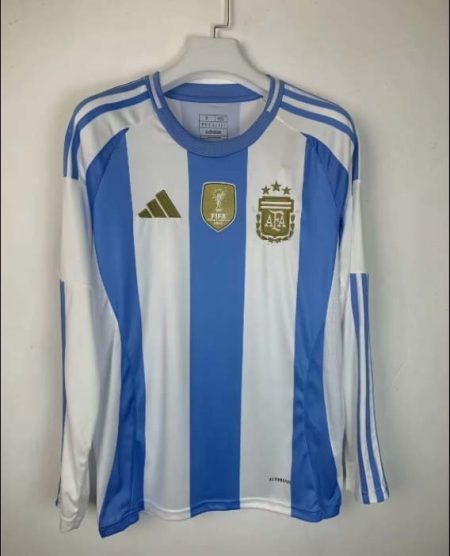2024 Long Sleeve Argentina Home Football Shirt