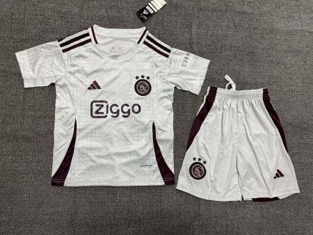 24/25 Ajax Third Away Football Shirt Kids Size Suit