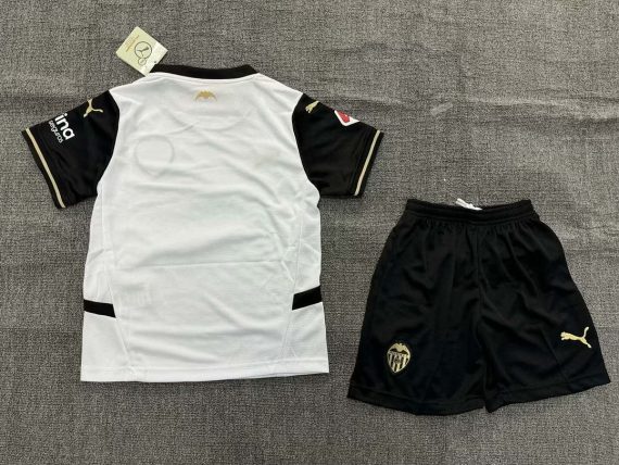 24/25 Valencia Home Football Shirt Kids Size Suit