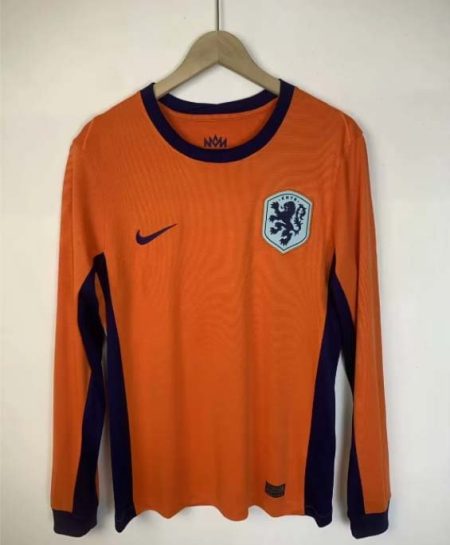 2024 Long Sleeve Netherlands National Team Home Football Shirt