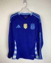 2024 Long Sleeve Argentina Away Football Shirt