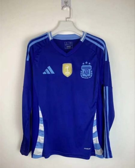 2024 Long Sleeve Argentina Away Football Shirt