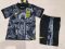 2024 Brazil Special Edition Jesus Black Gray Soccer Jersey Kids Size Suit