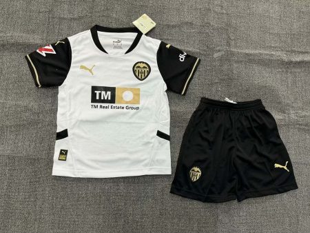 24/25 Valencia Home Football Shirt Kids Size Suit
