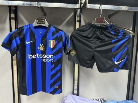 24/25 Internazionale Milan Home Football Jersey Kids Size Suit