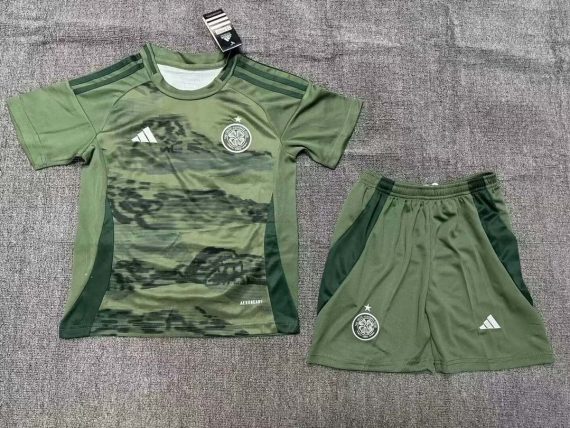 24/25 Celtic Third Away Football Shirt Kids Size Suit