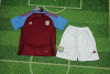 24/25 Aston Villa Home Football Shirt Kids Size Suit