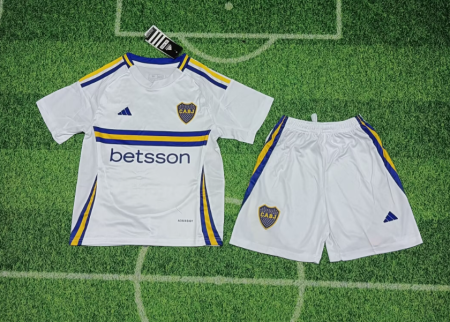 24/25 Boca Juniors Away Football Shirt Kids Size Suit