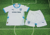 24/25 Marseille Home Football Shirt Kids Size Suit