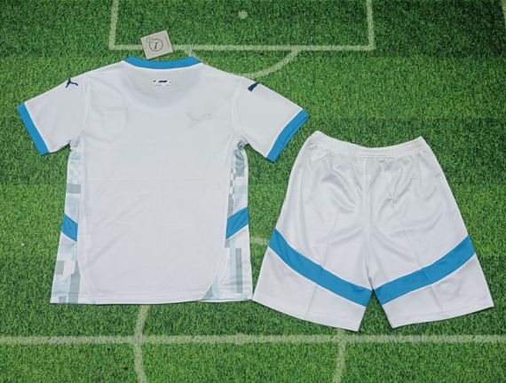 24/25 Marseille Home Football Shirt Kids Size Suit