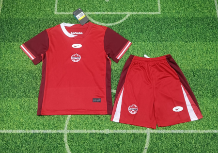 24/25 Canada Home Football Shirt Kids Size Suit