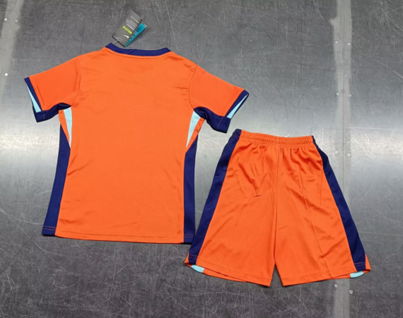 24/25 Netherlands Home Football Shirt Kids Size Suit