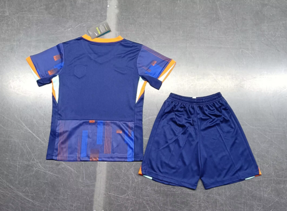 24/25 Netherlands Authentic Away Football Shirt Kids Size Suit