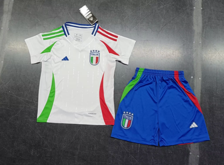 24/25 Italy Away Football Shirt Kids Size Suit