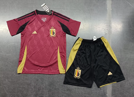 24/25 Belgium Munich Home Football Shirt Kids Size Suit