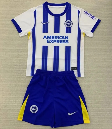 24/25 Brighton Home Football Shirt Kids Size Suit