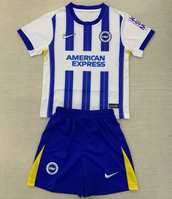 24/25 Brighton Home Football Shirt Kids Size Suit