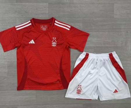 24/25 Nottingham Forest Home Football Shirt Kids Size Suit