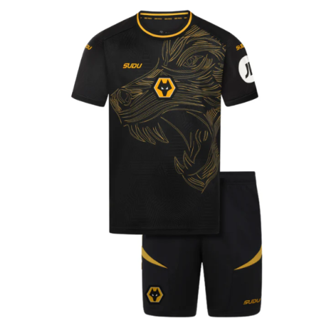 24/25 Wolverhampton Wanderers Away Football Shirt Kids Size Suit