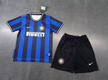 09/10 Retro Inter Milan Home Football Shirt Kids Size Suit