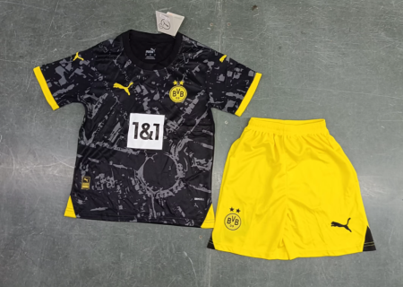 23/24 Borussia Dortmund Away Football Shirt Kids Size Suit