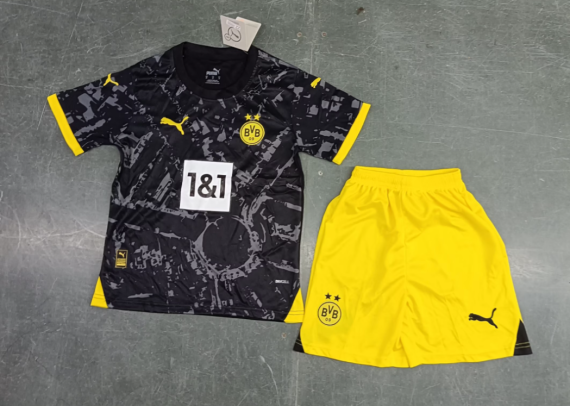 23/24 Borussia Dortmund Away Football Shirt Kids Size Suit