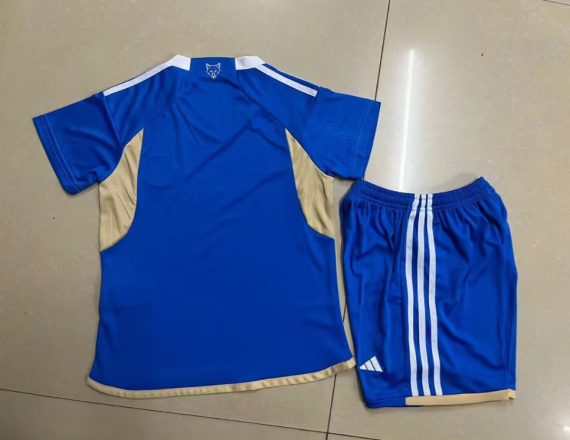 23/24 Leicester City Home Football Shirt Kids Size Suit