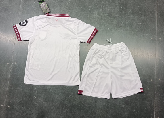 23/24 West Ham Away Football Shirt Kids Size Suit