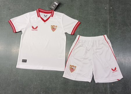 23/24 Serbia Home Football Shirt Kids Size Suit