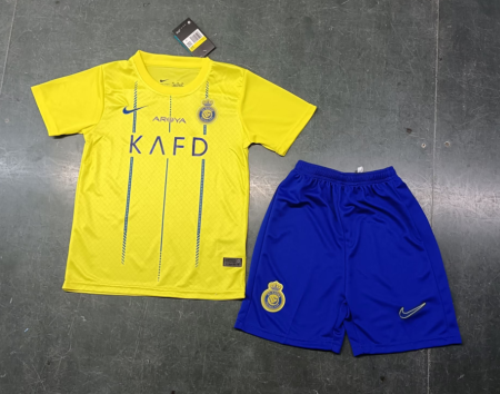 23/24 Riyadh Victory Home Football Jersey Kids Size Suit