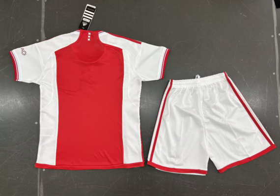 23/24 AJAX Home Football Shirt Kids Size Suit
