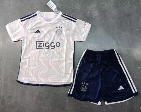 23/24 AJAX Away Football Shirt Kids Size Suit