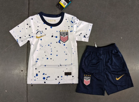 23/24 United States Home Football Jersey Kids Size Suit