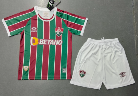 23/24 Fluminense Home Football Shirt Kids Size Suit