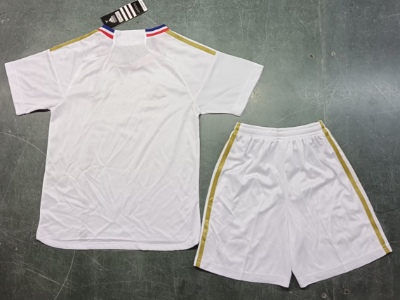 23/24 Lyon Home Football Shirt Kids Size Suit
