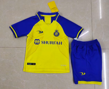 22/23 Riyadh Victory Home Football Shirt Kids Size Suit