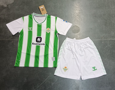 23/24 Real Betis Home Football Shirt Kids Size Suit