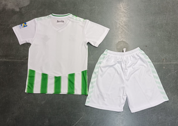 23/24 Real Betis Home Football Shirt Kids Size Suit
