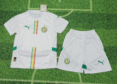 24/25 Senegal Home Football Shirt Kids Size Suit