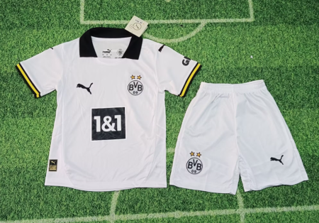 24/25 Borussia Dortmund Third Away Football Shirt Kids Size Suit