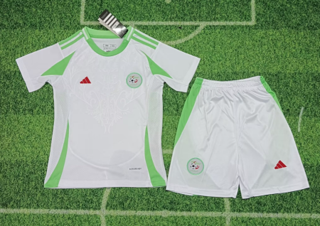 24/25 Algeria Home Football Shirt Kids Size Suit