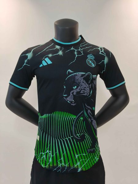 24/25 Real Madrid Blue Leopard Special Edition Football Shirt