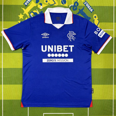 25/26 Rangers Home Football Shirt