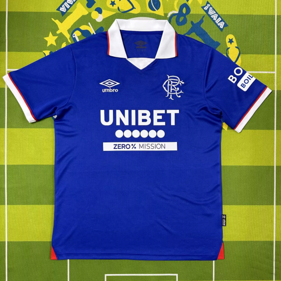 25/26 Rangers Home Football Shirt
